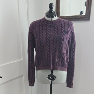 Disturbia Moth Cable Knit Sweater